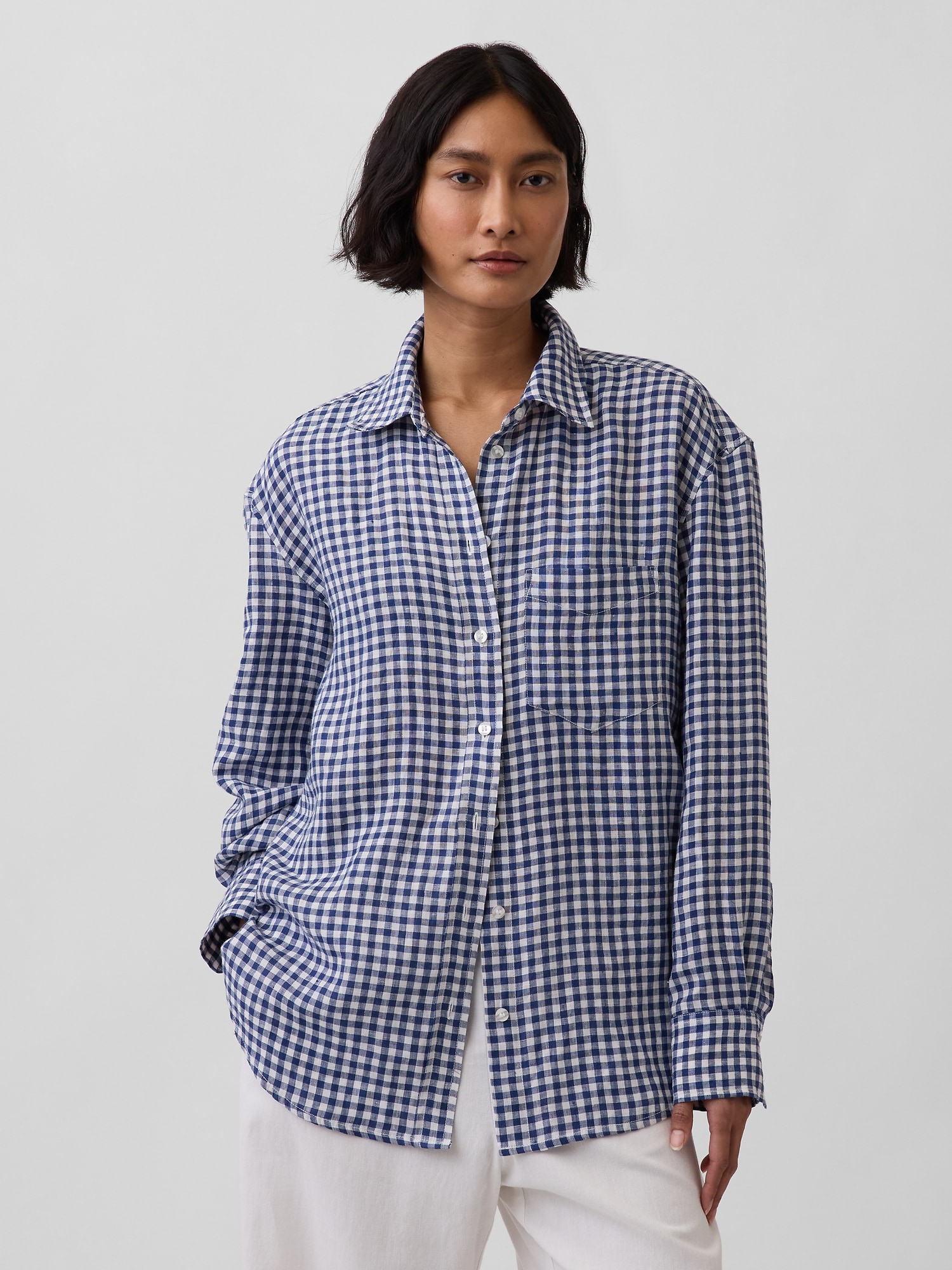 100% Linen Oversized Shirt