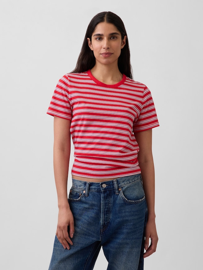 オーガニックコットン ヴィンテージソフト Tシャツ-0