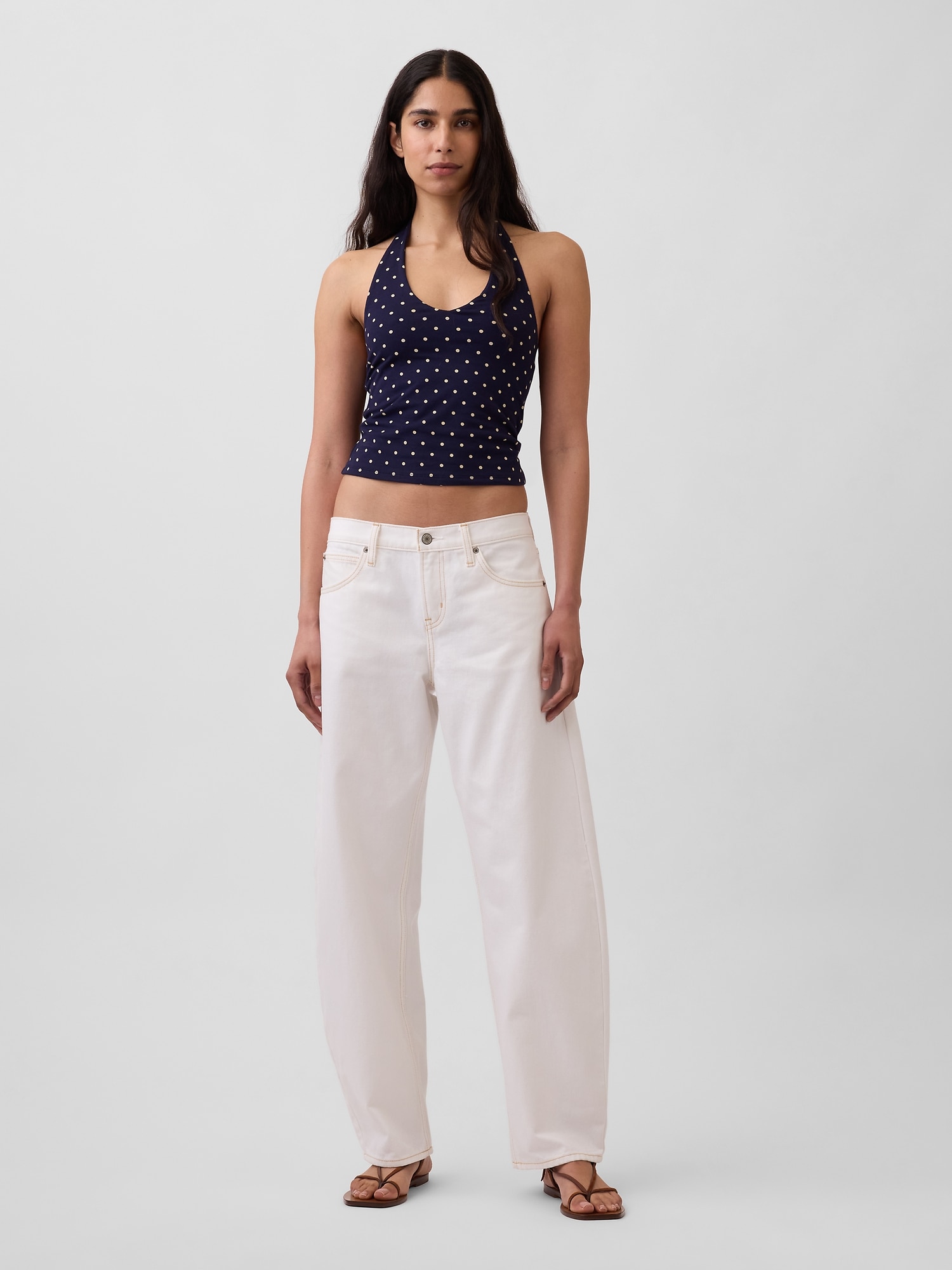 CloseKnit Halter Crop Top