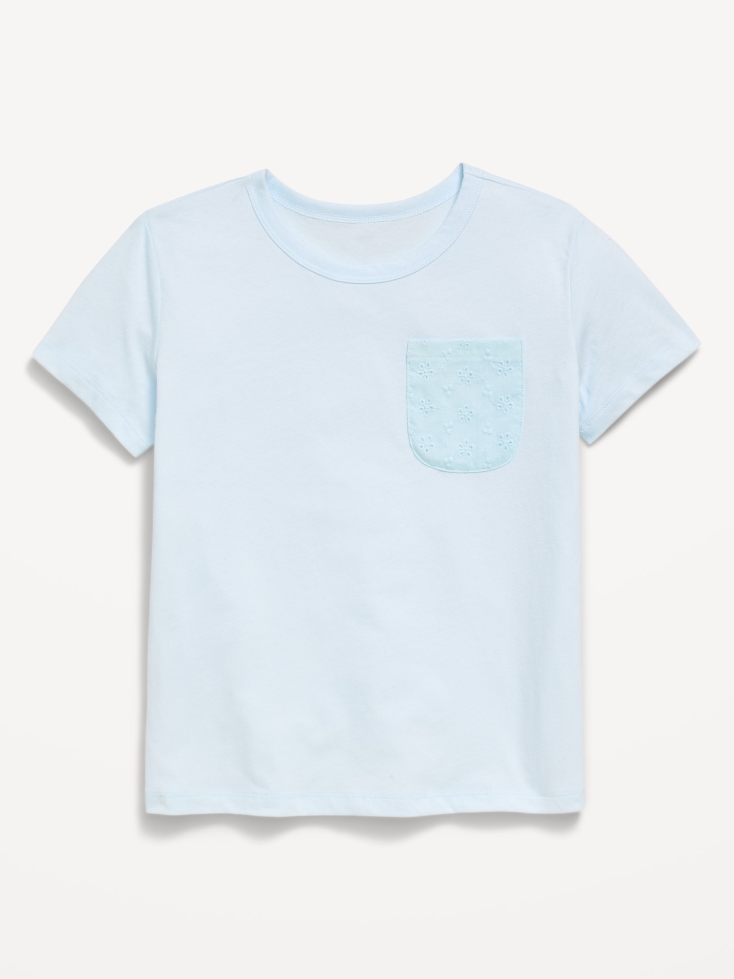 T-SHIRT ULTRA-DOUX À MANCHES COURTES À POCHE POUR FILLE