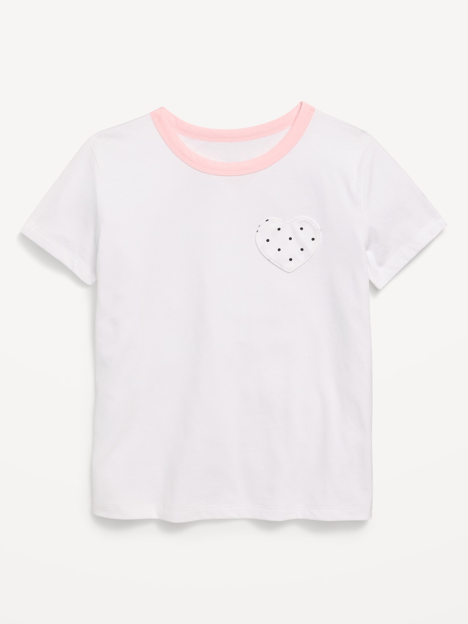 Softest Short-Sleeve Pocket T-Shirt for Girls