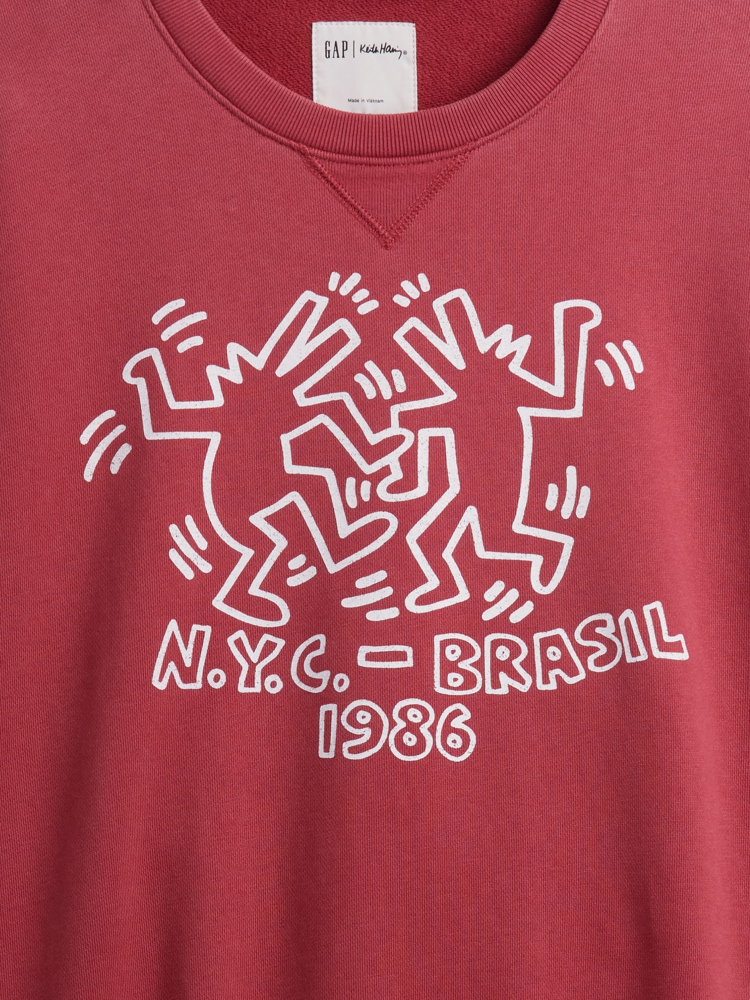 キース・ヘリング ヘビーウェイト ロゴ スウェットシャツ-5