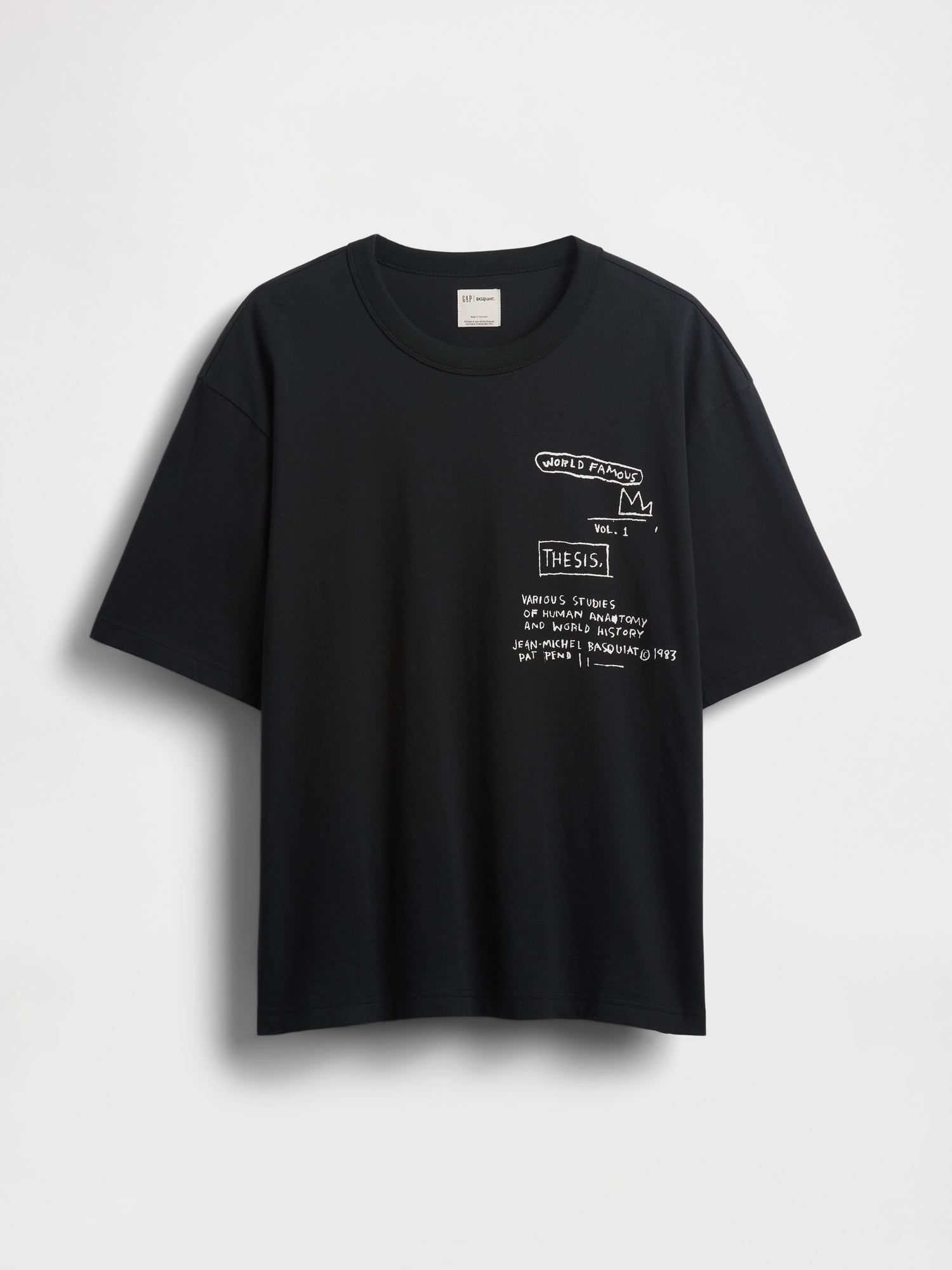 ジャン＝ミシェル・バスキア オーバーサイズTシャツ-5