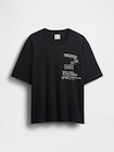 ジャン＝ミシェル・バスキア オーバーサイズTシャツ-5