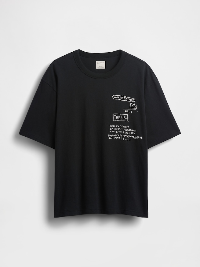 ジャン＝ミシェル・バスキア オーバーサイズTシャツ-5