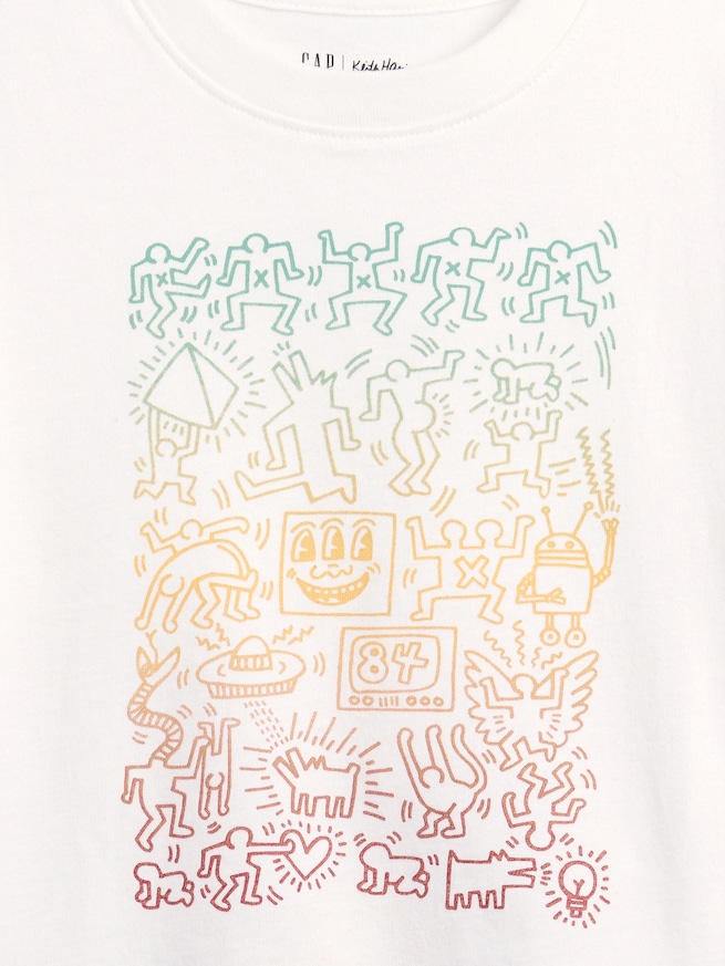 キース・へリング グラフィックTシャツ (幼児)-2
