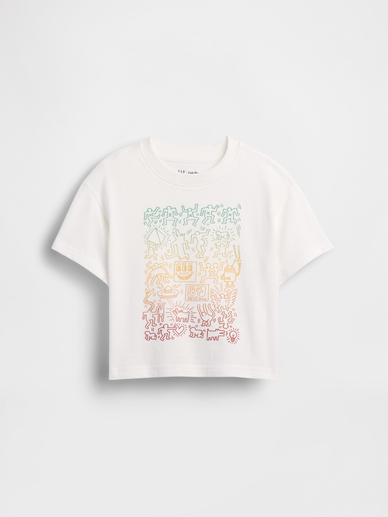 キース・へリング グラフィックTシャツ (幼児)-3