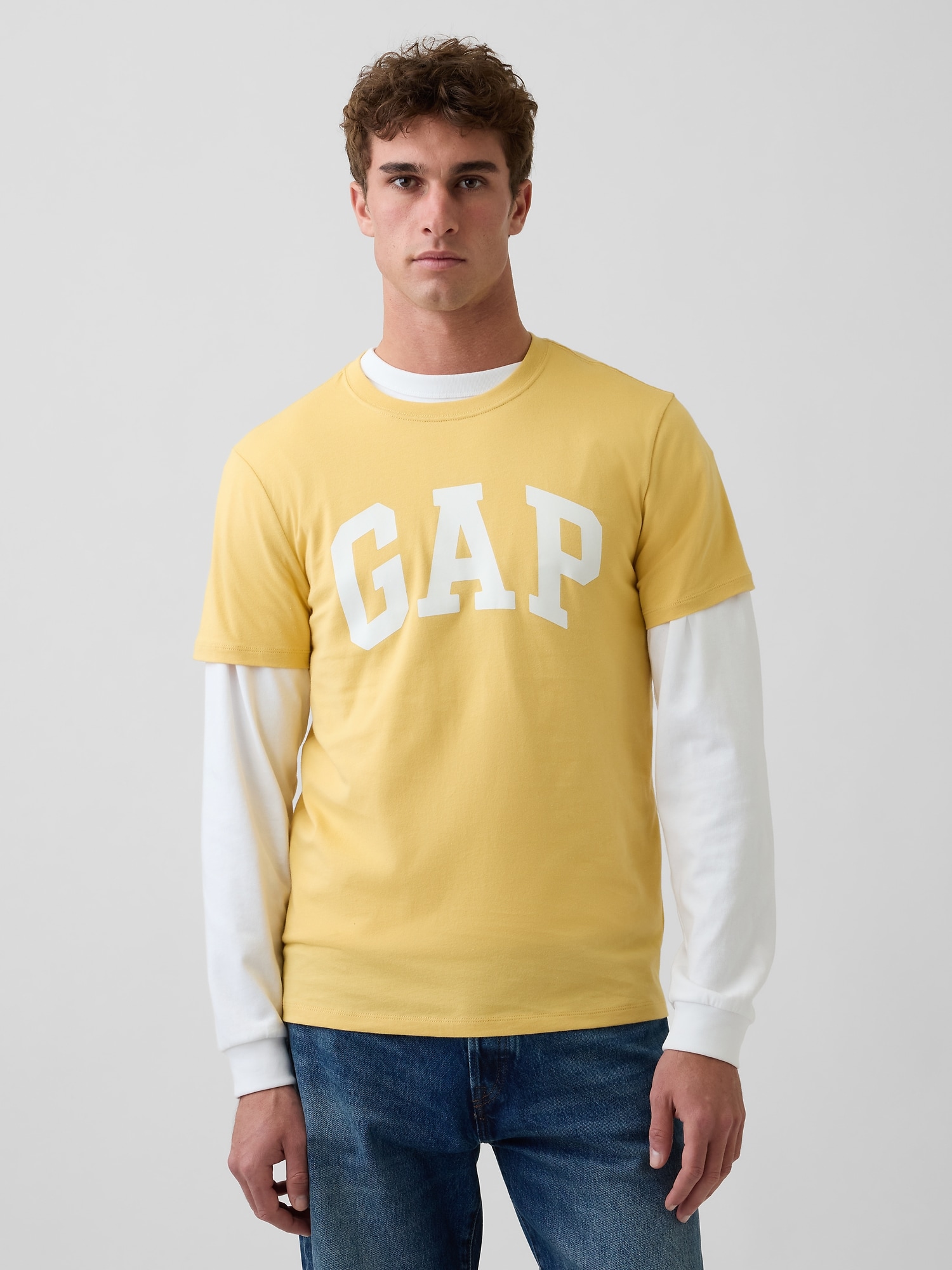 エブリディ ソフト GAPロゴTシャツ(ユニセックス)-0