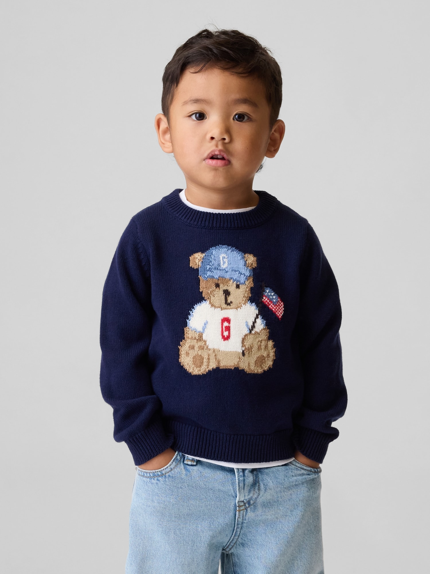 Baby & Toddler Brannan Bear Americana Sweater