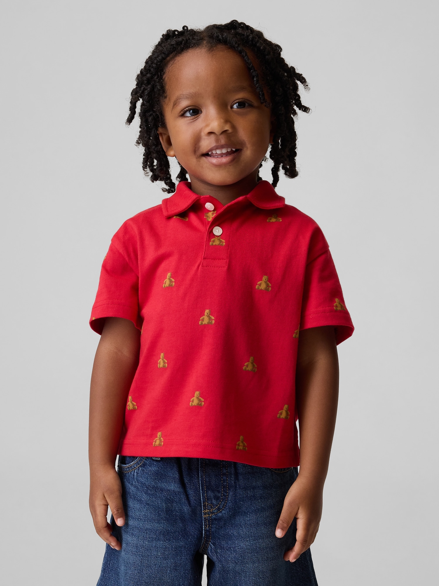 Baby & Toddler Boxy Polo Shirt