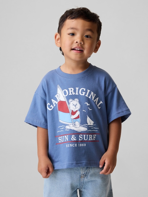 オーバーサイズ グラフィックTシャツ (幼児・ベビー)