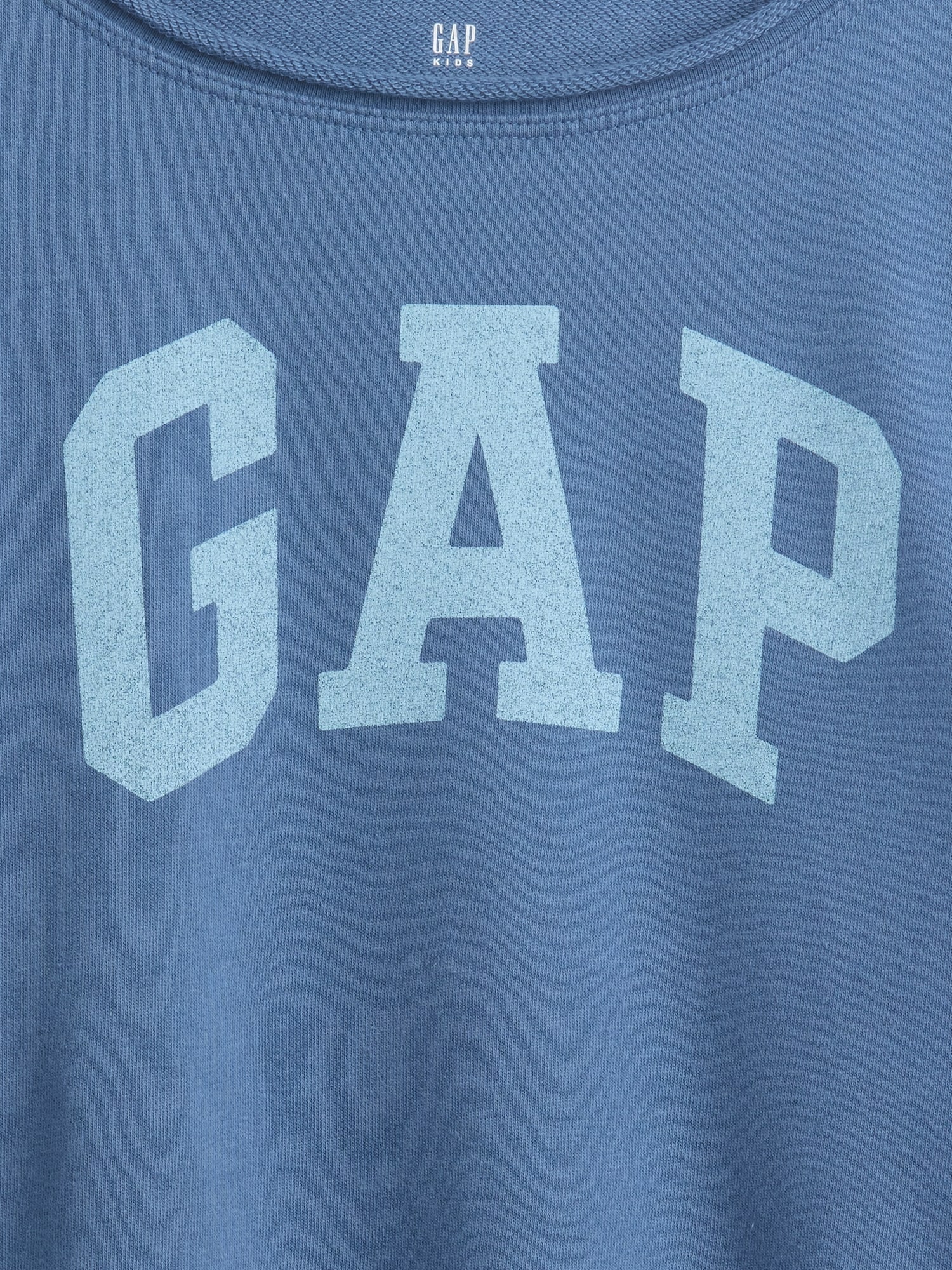 フレンチテリー ワイドネック GAPロゴ スウェットシャツ (キッズ)-4