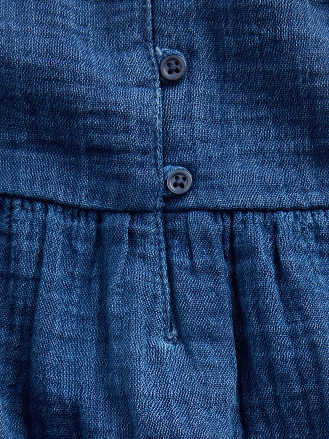 コットンガーゼ ティアード タンクトップ (キッズ)-4