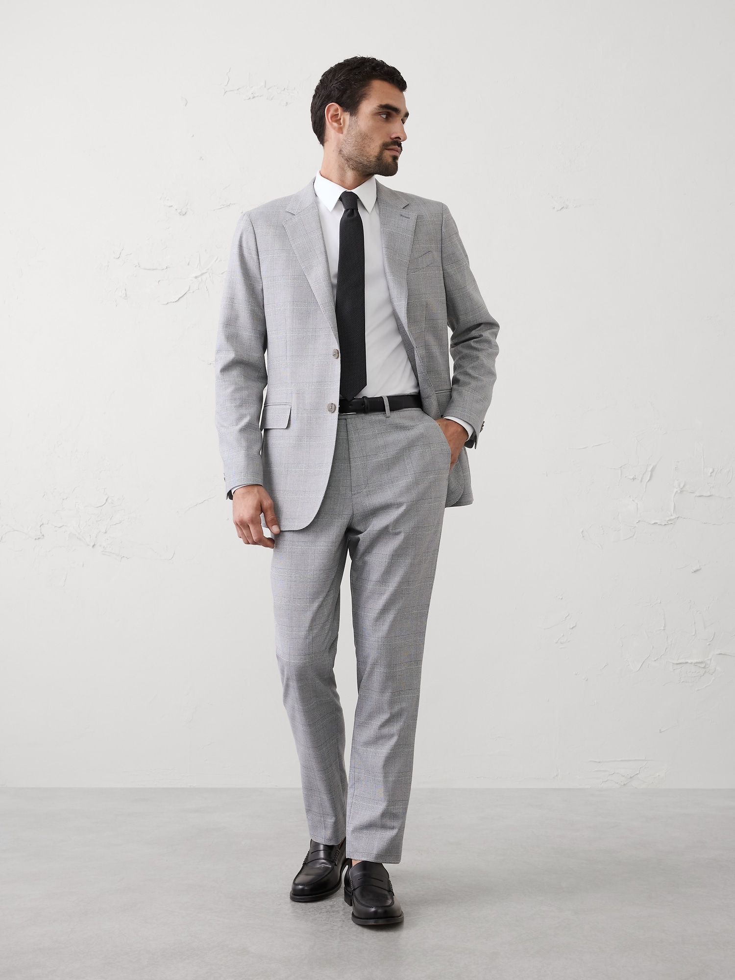 Glen Plaid Suit Jacket