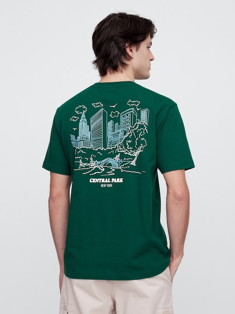 Everyday Soft Relaxed Gap NYC Graphic T-Shirt