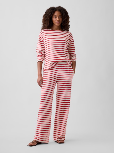 Stripe Pull-On Pants
