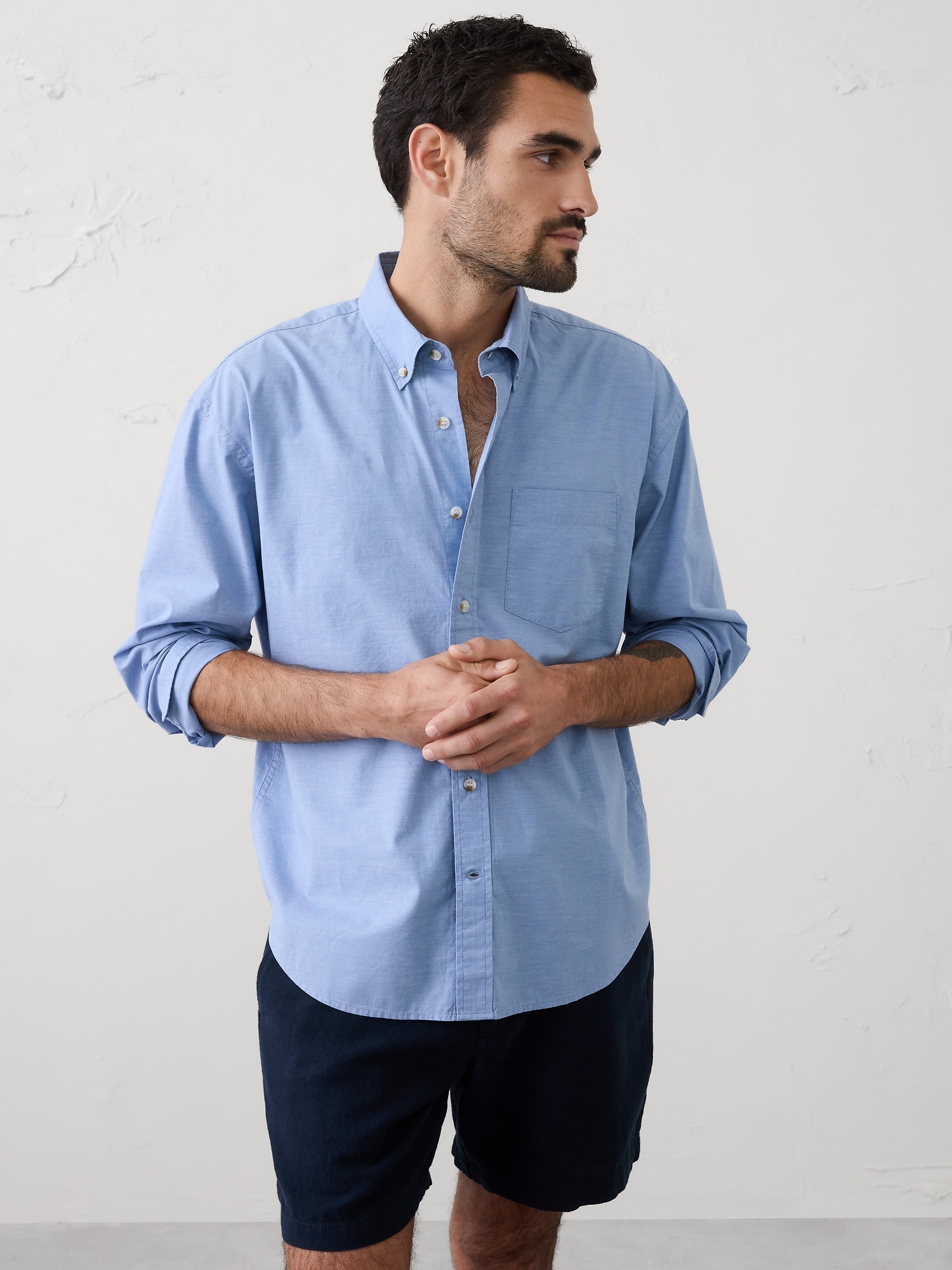 Relaxed-Fit Softwash Cotton Shirt