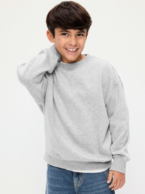 Favorite Fleece Oversized Crew-Neck Sweatshirt for Boys