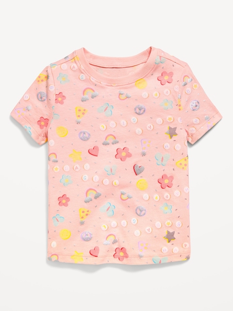 Short-Sleeve Birthday Graphic T-Shirt for Toddler Girls