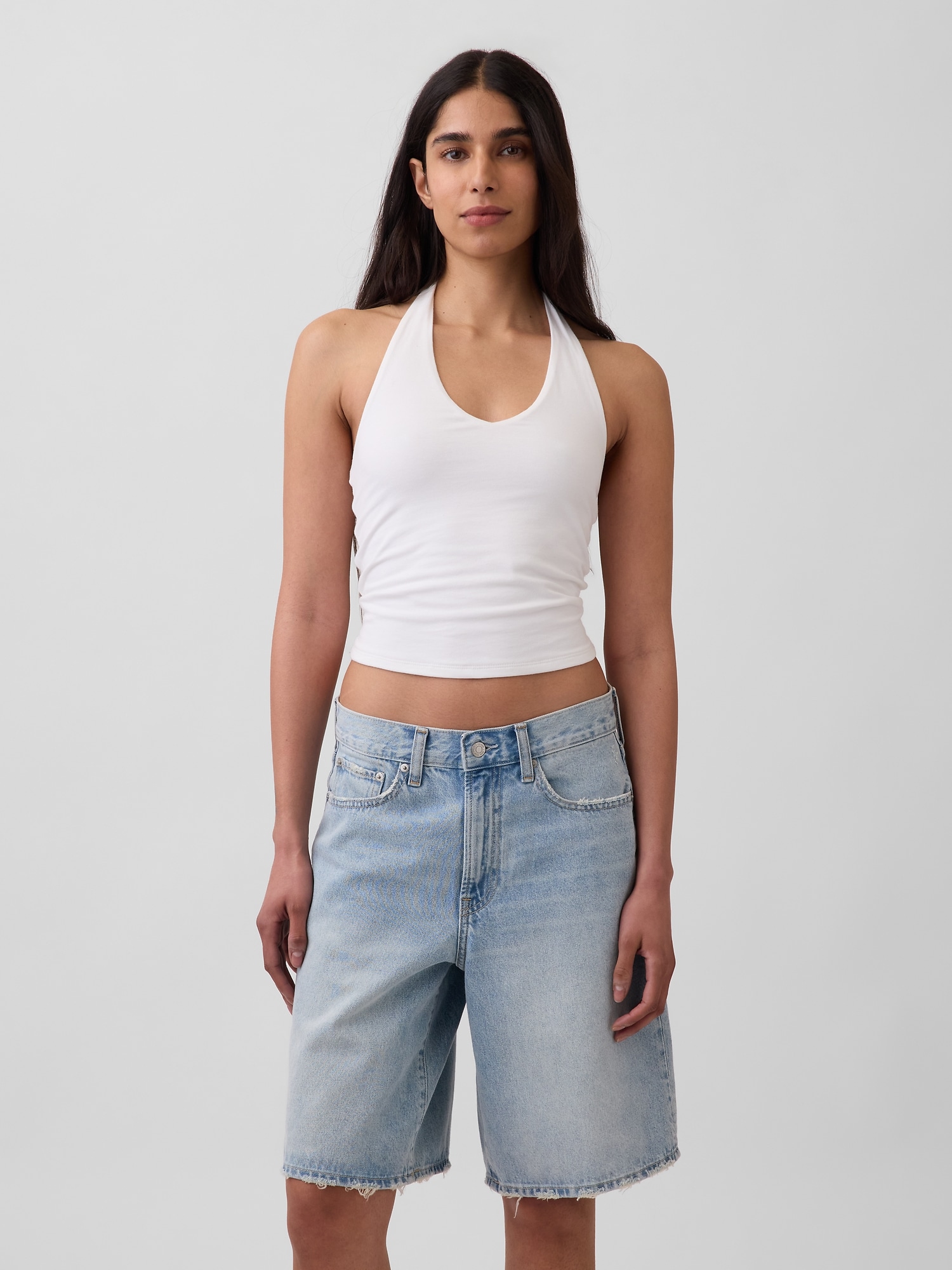 CloseKnit Halter Crop Top