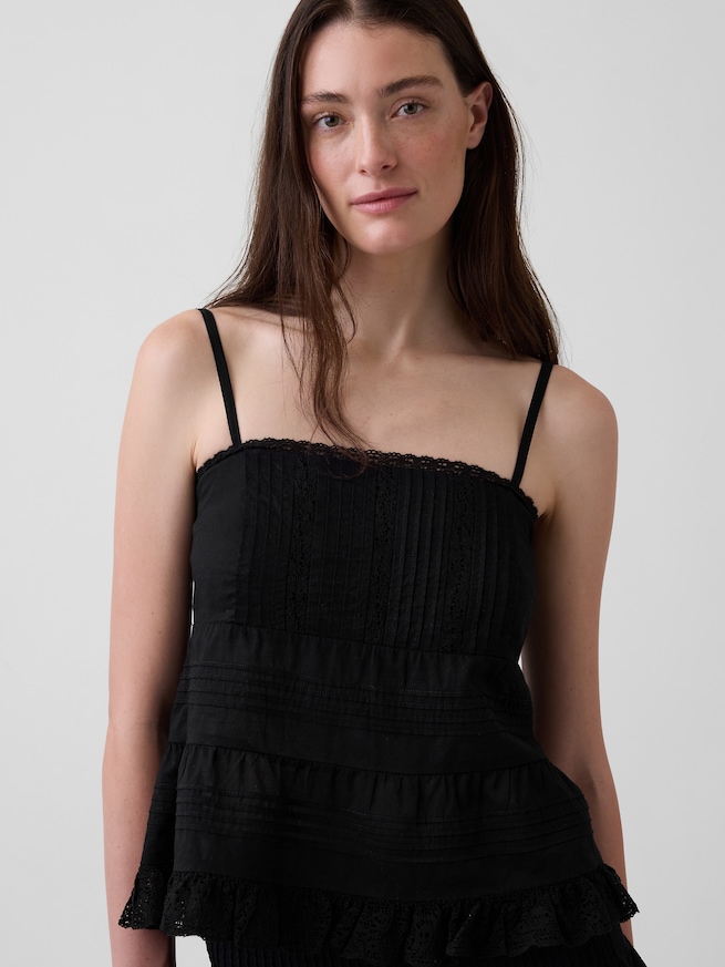 レーストリミング キャミソール-3