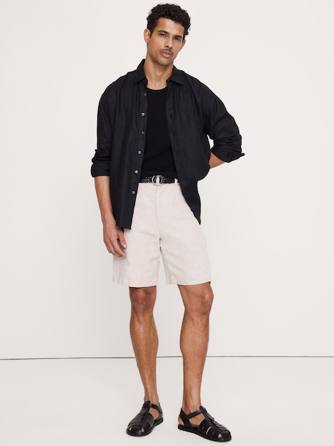 9" Linen Short