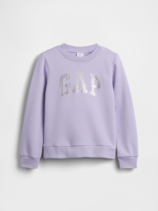 ウェッジ クルーネック スウェットシャツ (キッズ)-1