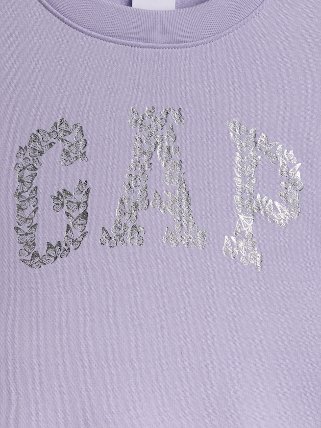 ウェッジ クルーネック スウェットシャツ (キッズ)-2