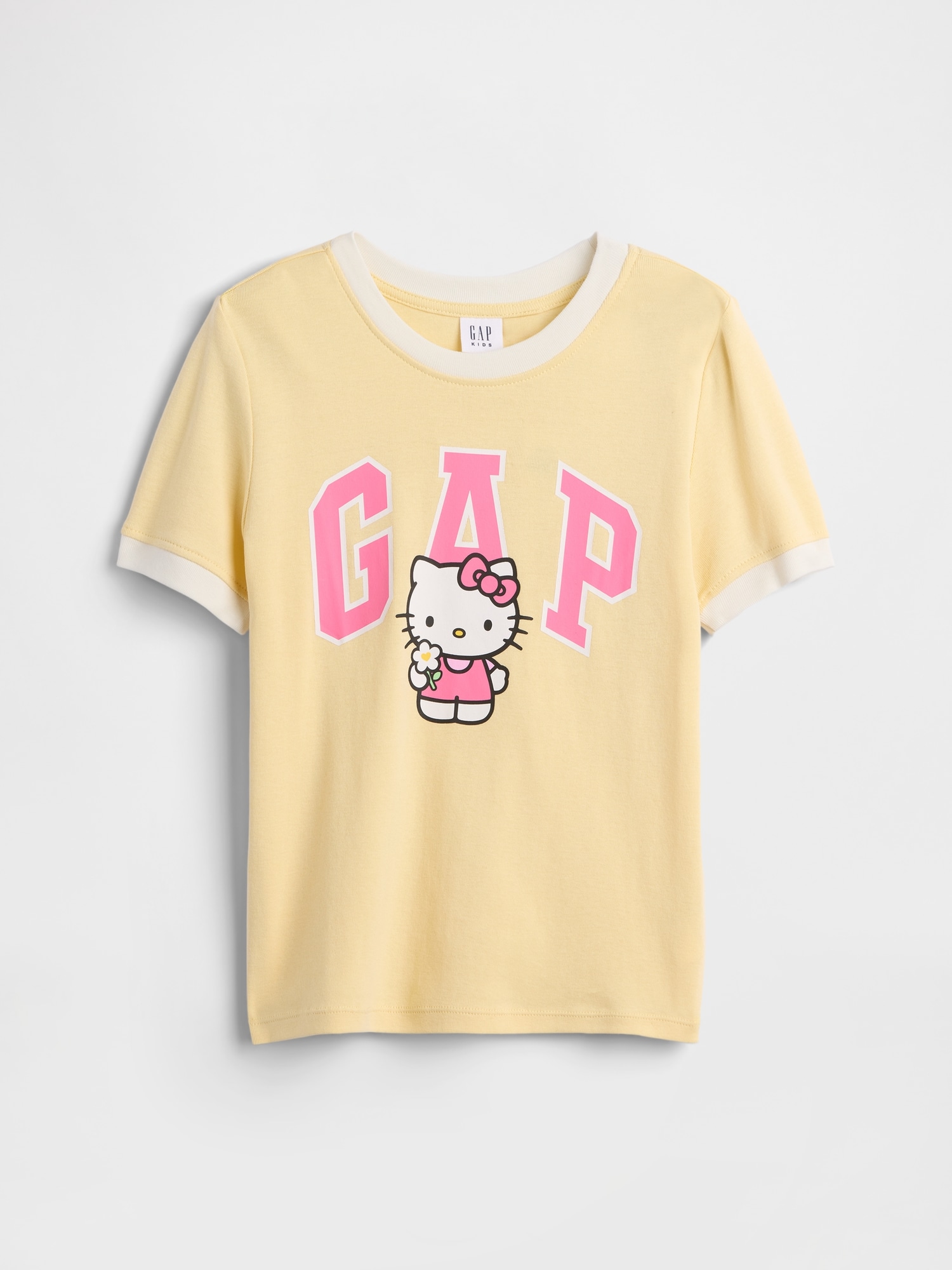 GapKids Hello Kitty Ringer Logo T-Shirt
