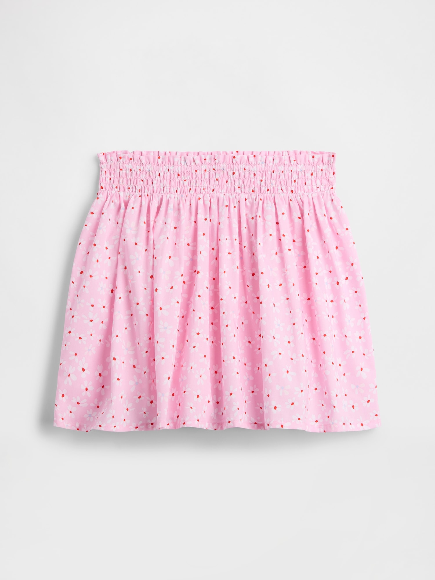 Kids Pull-On Smocked Skirt