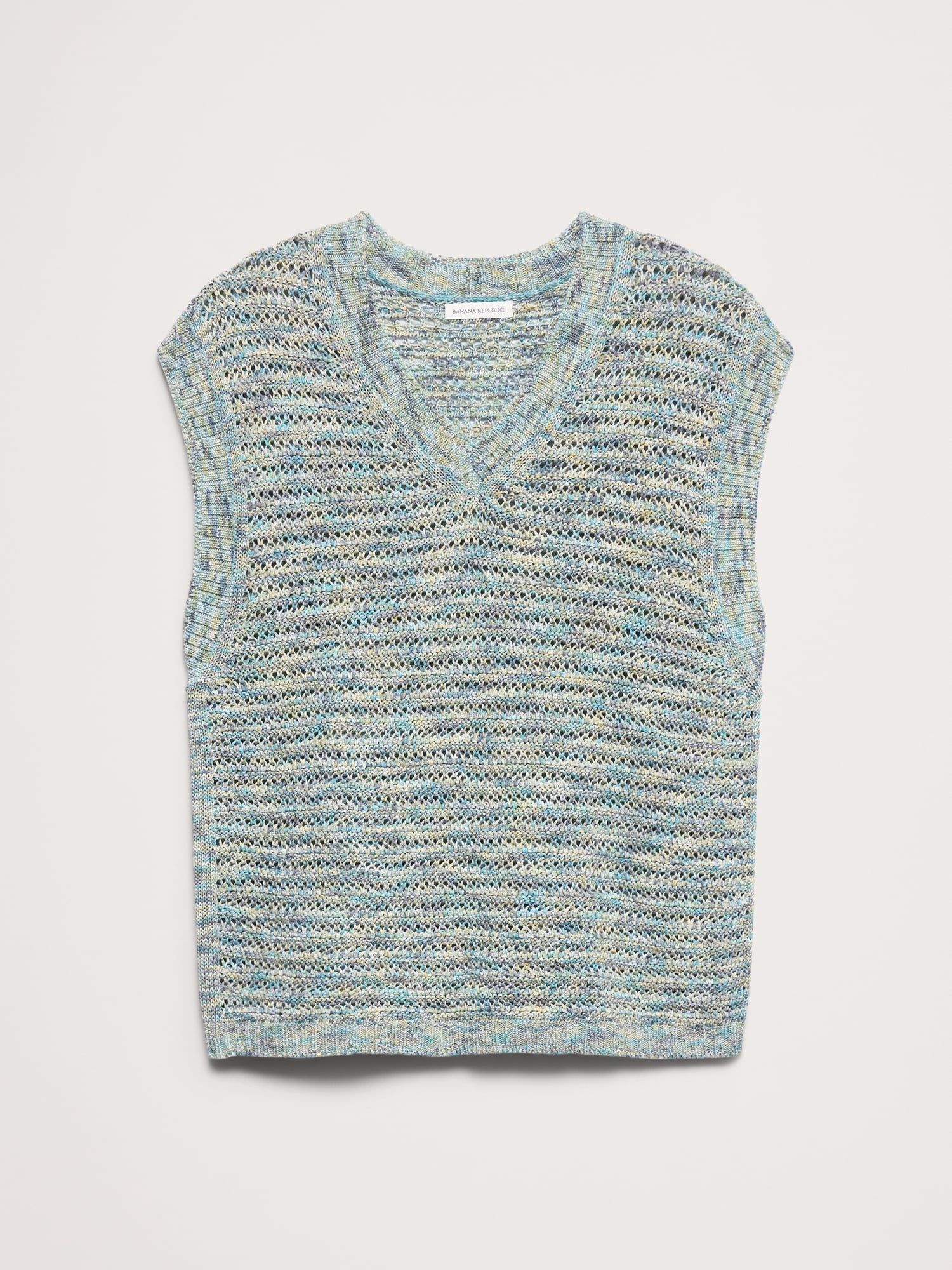 Spacedye Cotton Crochet Vest