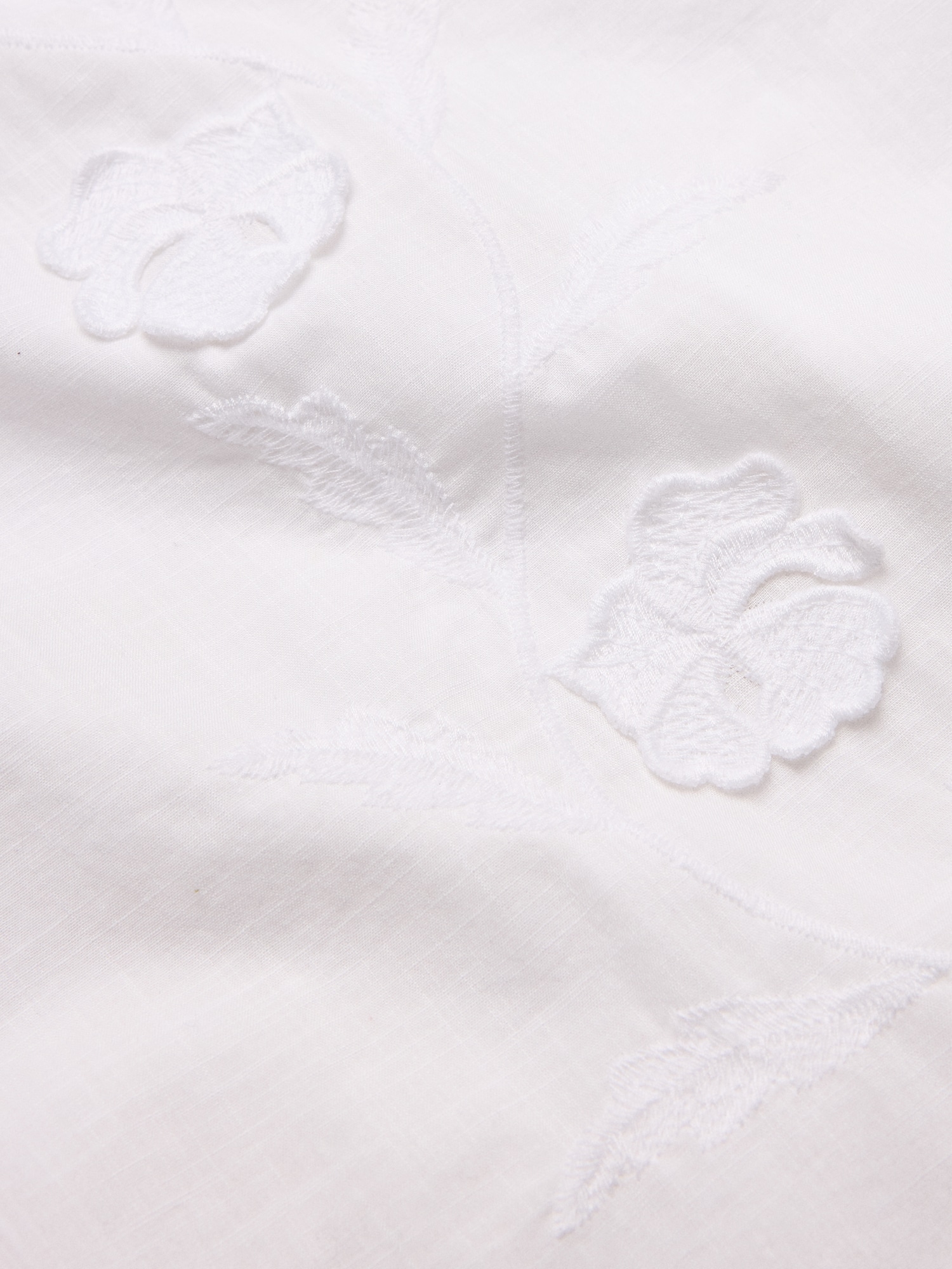 Relaxed-Fit Embroidered Cotton Resort Shirt