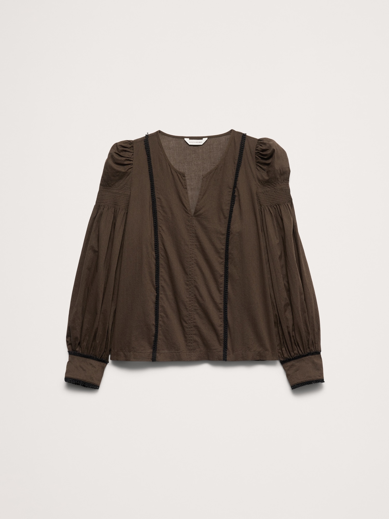 ライトウェイト コットン パフスリーブ トップス-4