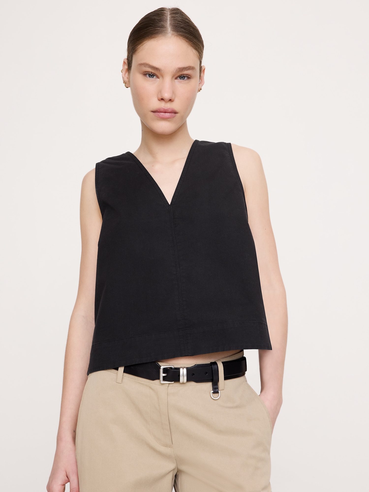 CAMISOLE EN TOILE DE COTON