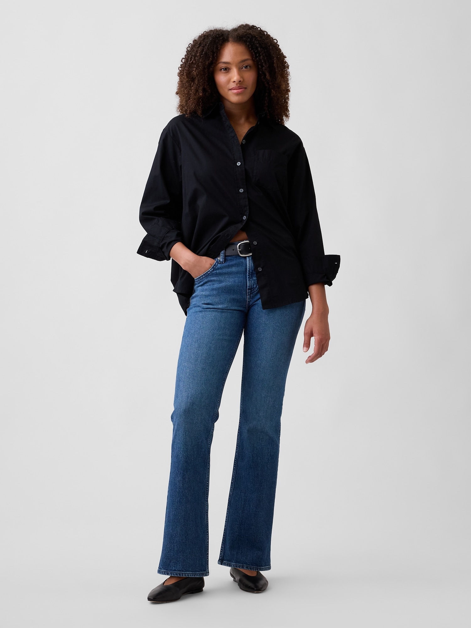 Mid Rise Boot Jeans