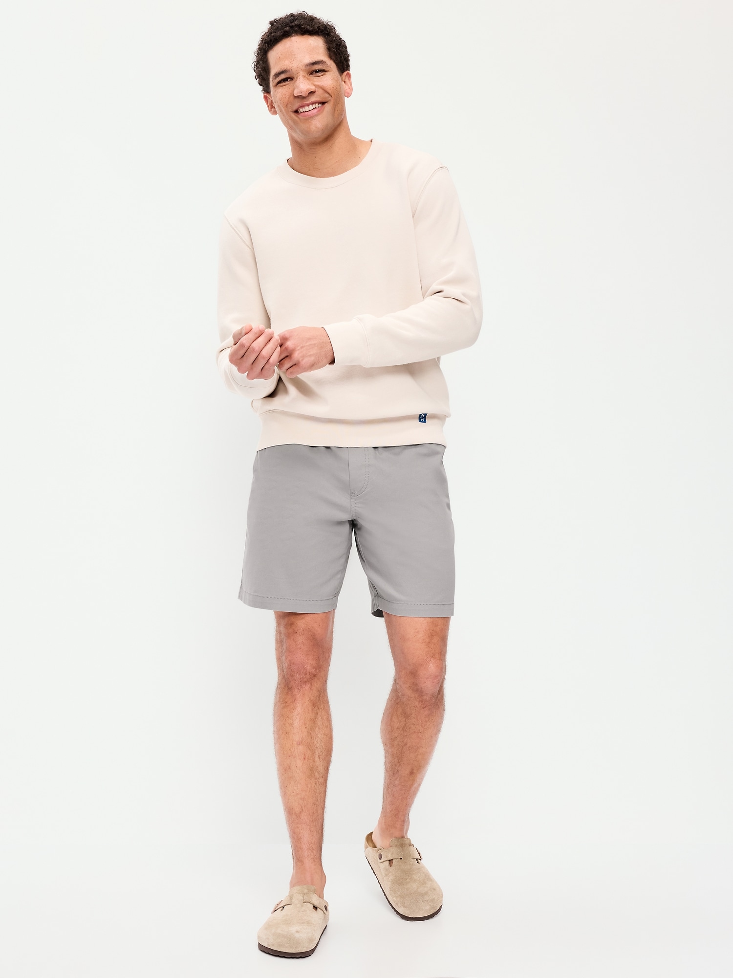 Twill Jogger Shorts -- 7-inch inseam