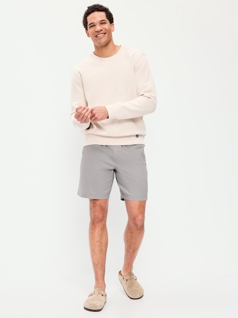 Twill Jogger Shorts -- 7-inch inseam