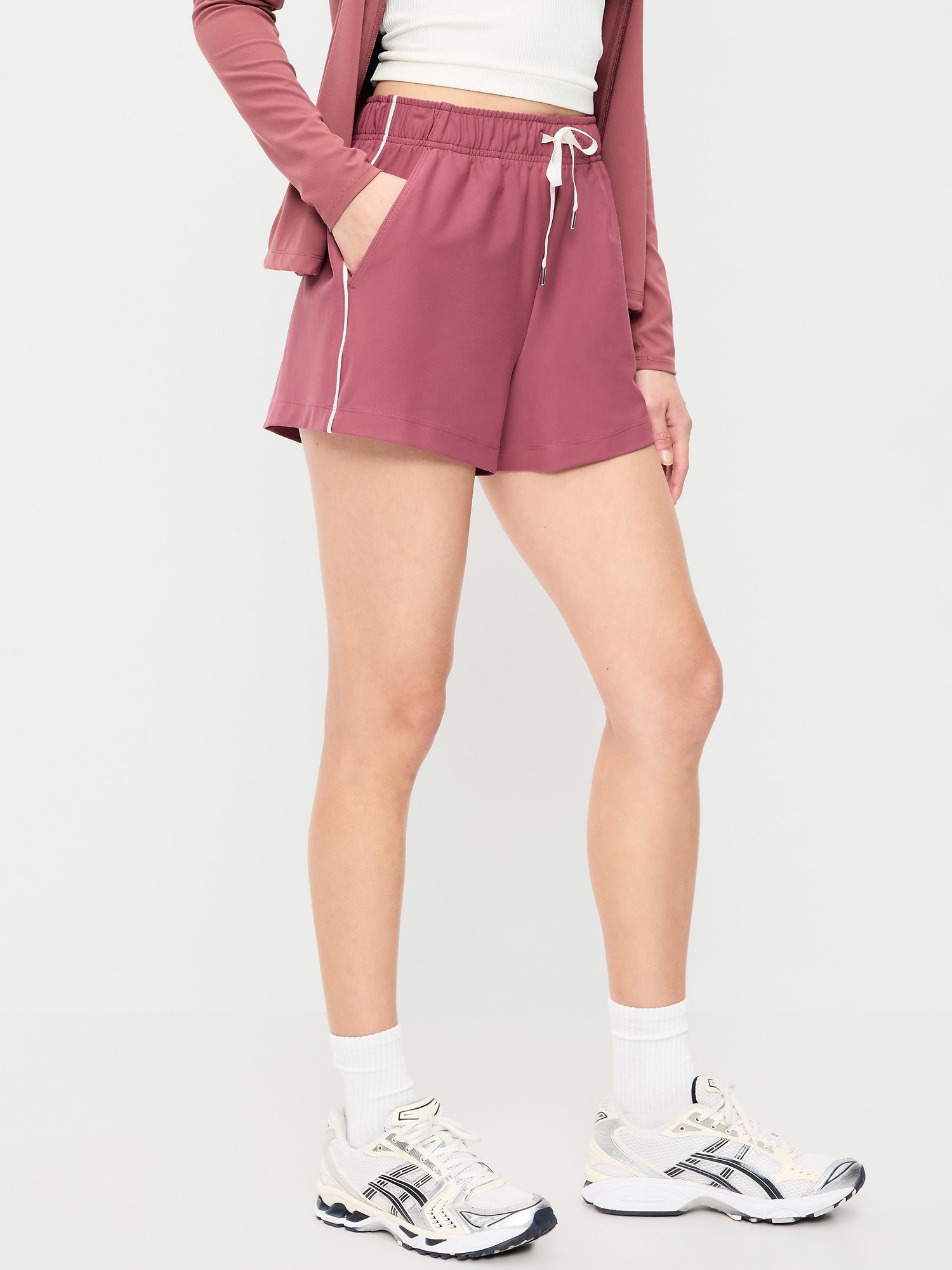 High-Waisted PowerSoft Shorts -- 3.5-inch inseam
