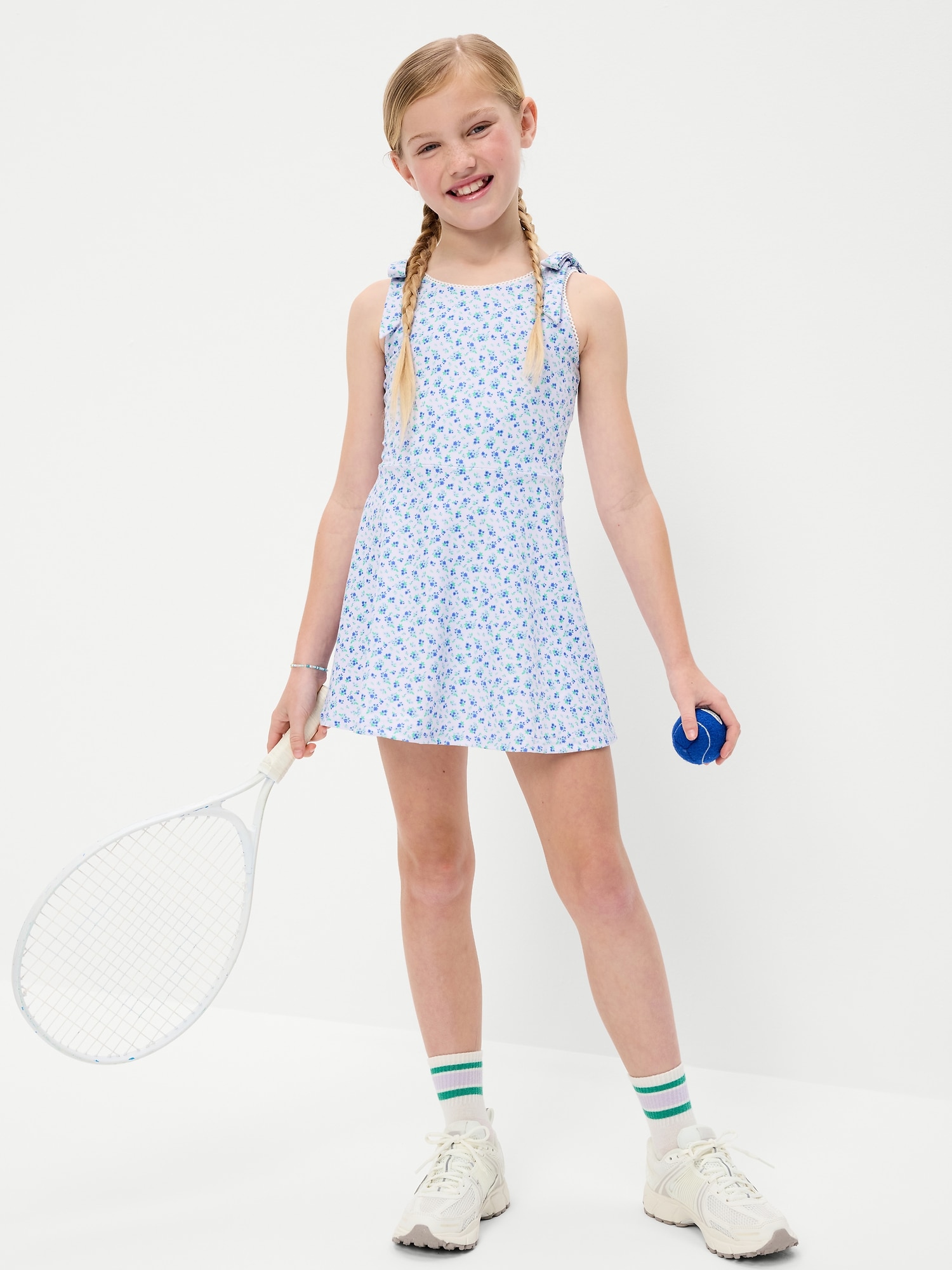 ROBE DE SPORT SANS MANCHES À BRETELLES NOUÉES POWERSOFT POUR FILLE