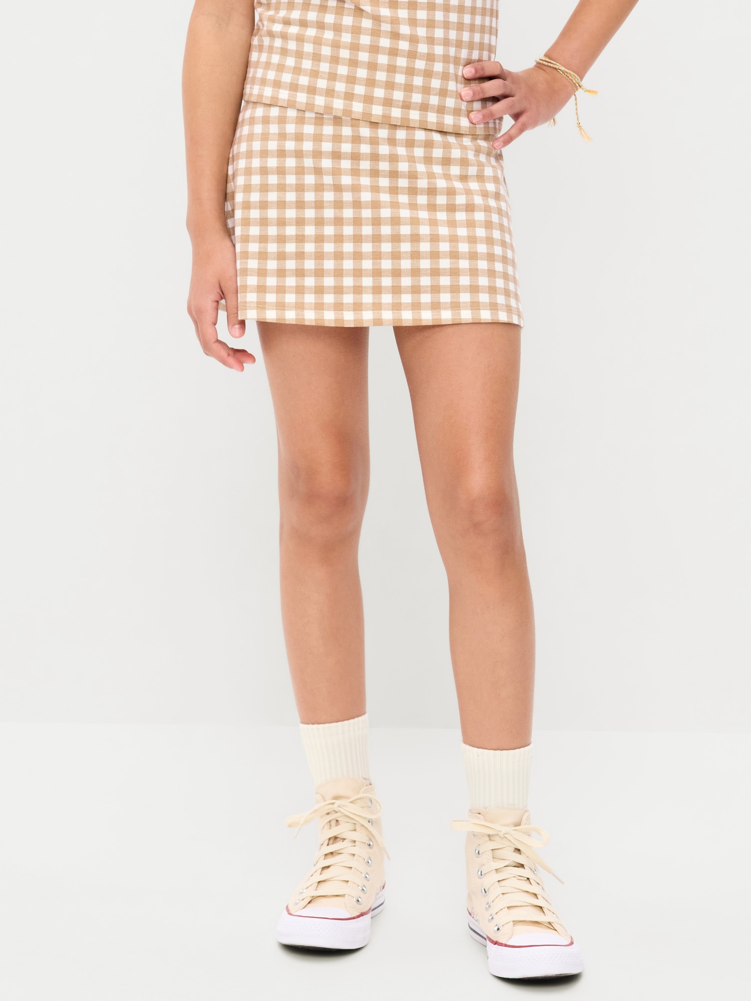 JUPE-SHORT À TAILLE HAUTE POUR FILLE