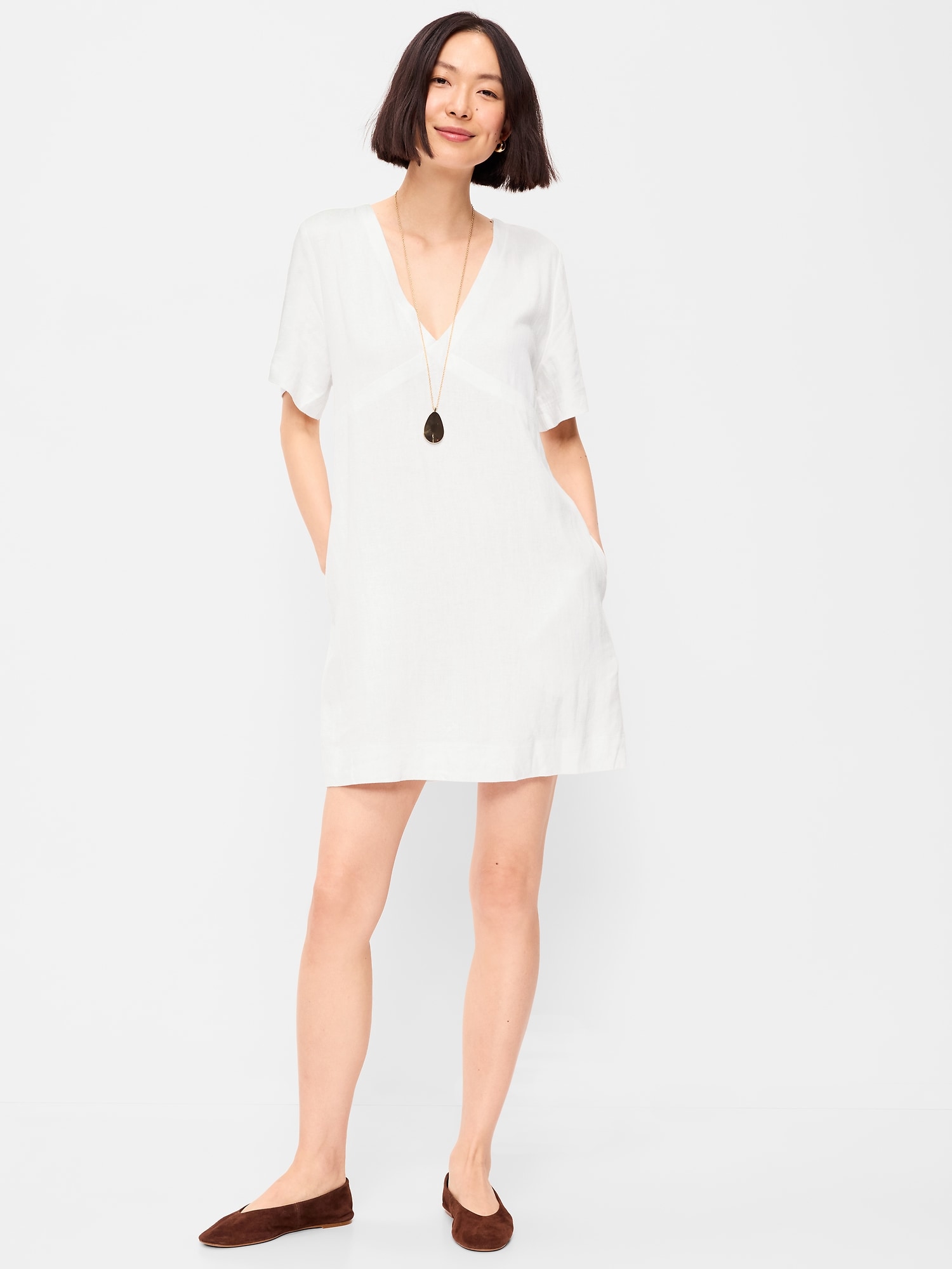 sachin and babi light blue dress Anne Klein Printed Scuba Shift Dress, 6 / Blue main image 0