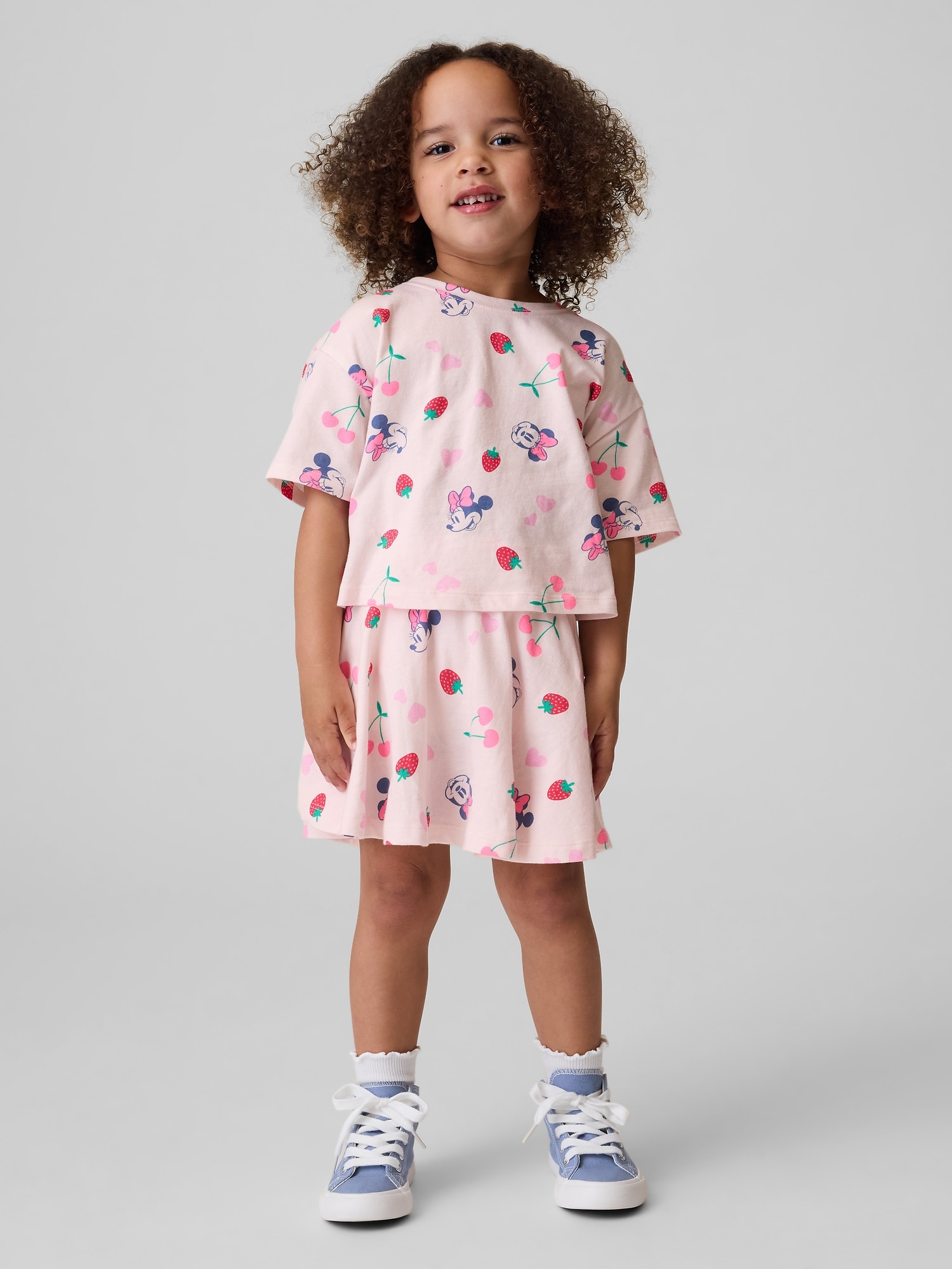 ENSEMBLE AVEC JUPE-SHORT GAP × DISNEY POUR BÉBÉ ET TOUTE-PETITE