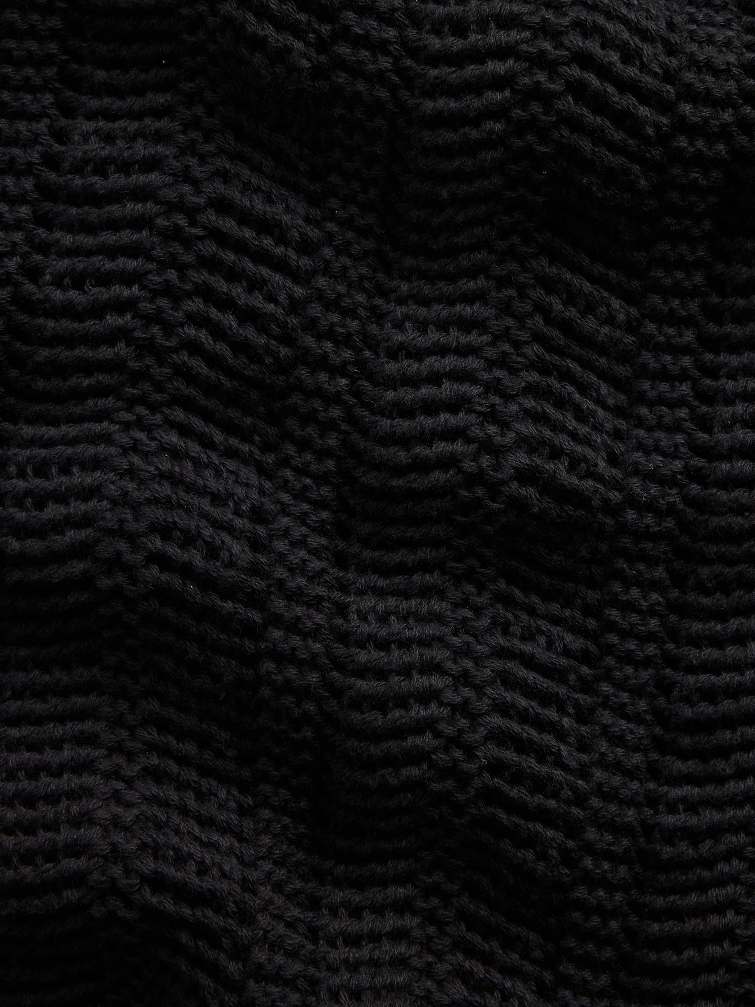 ヘリンボーン クロシェ ニットシャツ-3