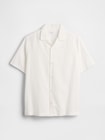 スタンダードフィット リネンブレンドバケーションシャツ-4