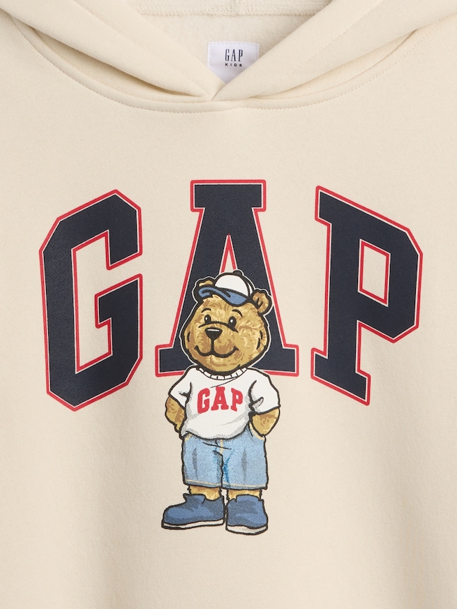 リラックスフィット ブラナンベア GAPロゴパーカー (キッズ)-2