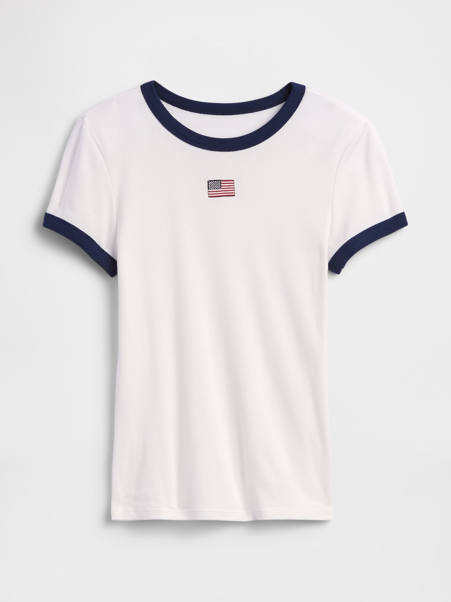 モダンリブ リンガーTシャツ-3