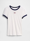 モダンリブ リンガーTシャツ-3