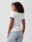 モダンリブ リンガーTシャツ-1