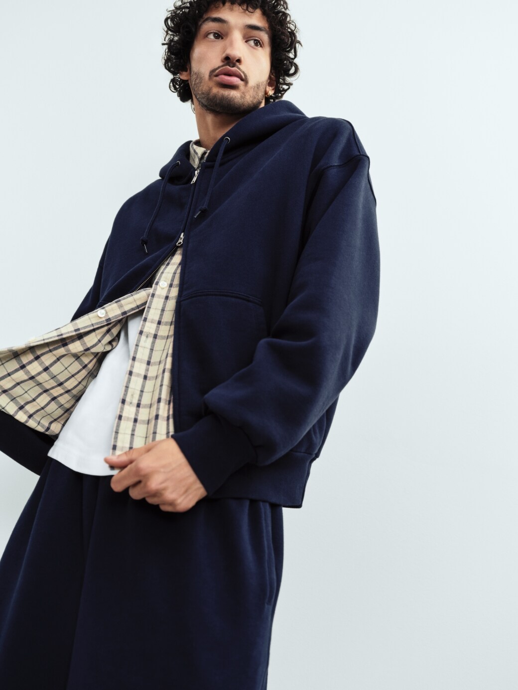 ツイル ストレートヘム シャツ-5