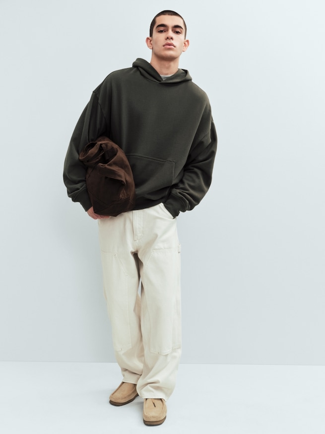 スーパーバギー ダブルニー カーペンターデニム-7